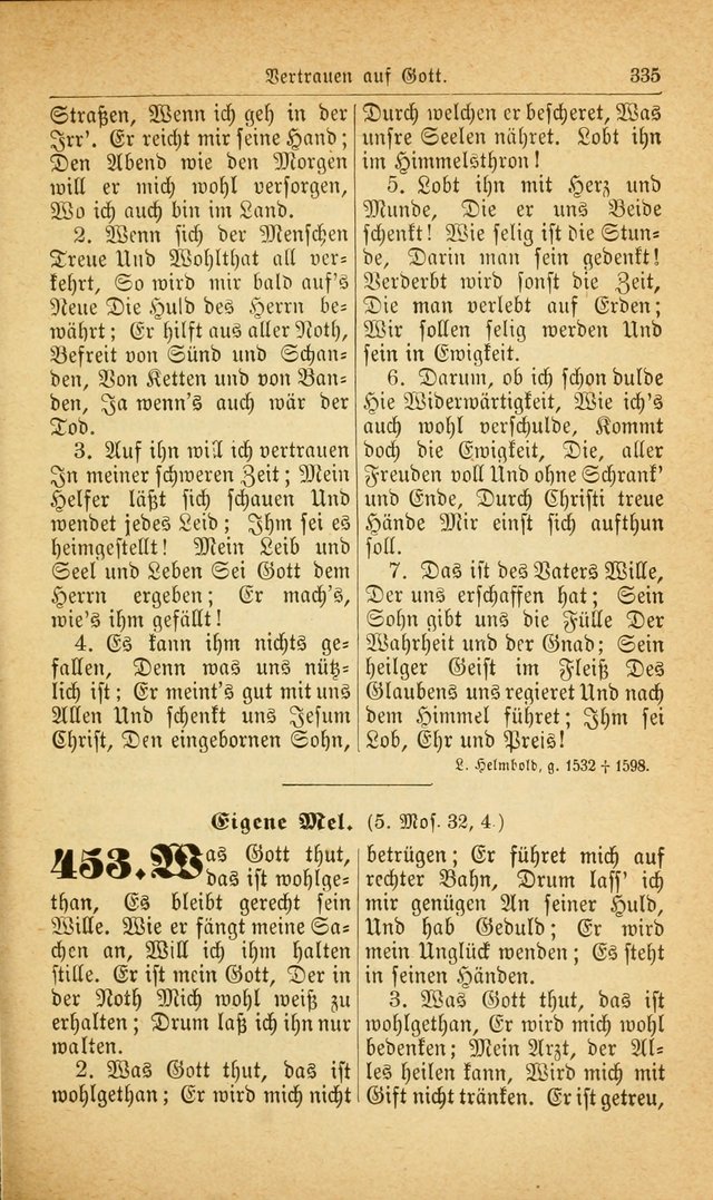 Deutsches Gesangbuch: für den Evangelisch-Lutherische Kirche in den Vereinigten Staaten herausgegen mit kirchlicher Genehmigung  page 389