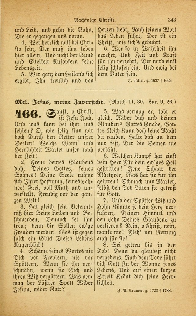 Deutsches Gesangbuch: für den Evangelisch-Lutherische Kirche in den Vereinigten Staaten herausgegen mit kirchlicher Genehmigung  page 397