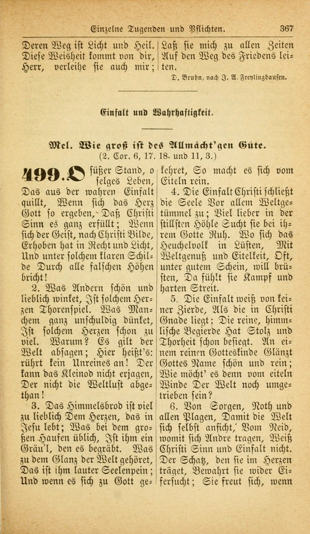 Deutsches Gesangbuch: für den Evangelisch-Lutherische Kirche in den Vereinigten Staaten herausgegen mit kirchlicher Genehmigung  page 421