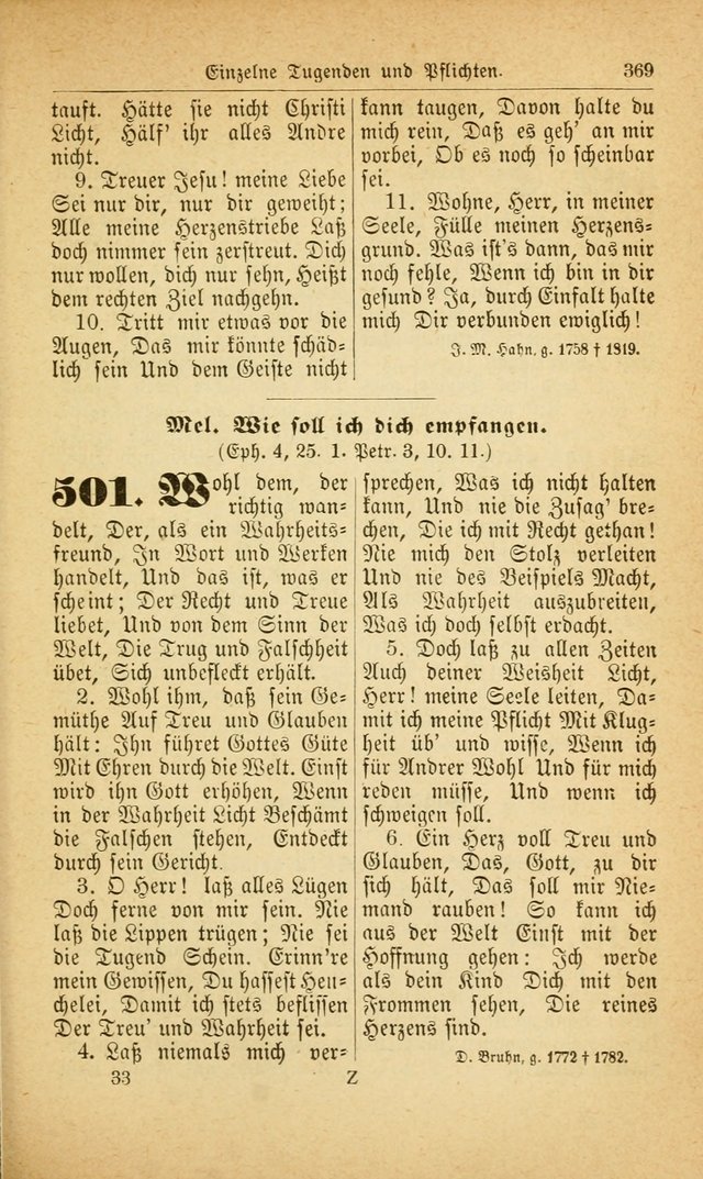 Deutsches Gesangbuch: für den Evangelisch-Lutherische Kirche in den Vereinigten Staaten herausgegen mit kirchlicher Genehmigung  page 423