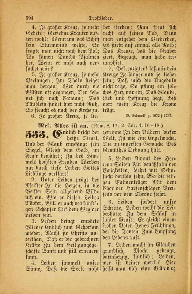 Deutsches Gesangbuch: für den Evangelisch-Lutherische Kirche in den Vereinigten Staaten herausgegen mit kirchlicher Genehmigung  page 448