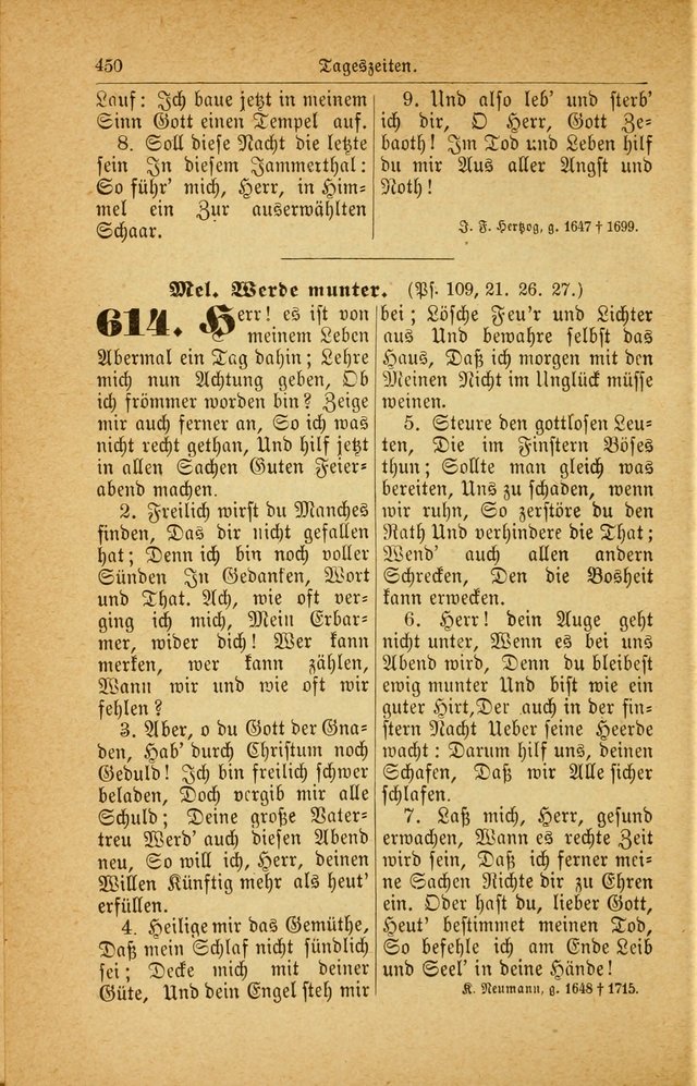 Deutsches Gesangbuch: für den Evangelisch-Lutherische Kirche in den Vereinigten Staaten herausgegen mit kirchlicher Genehmigung  page 504