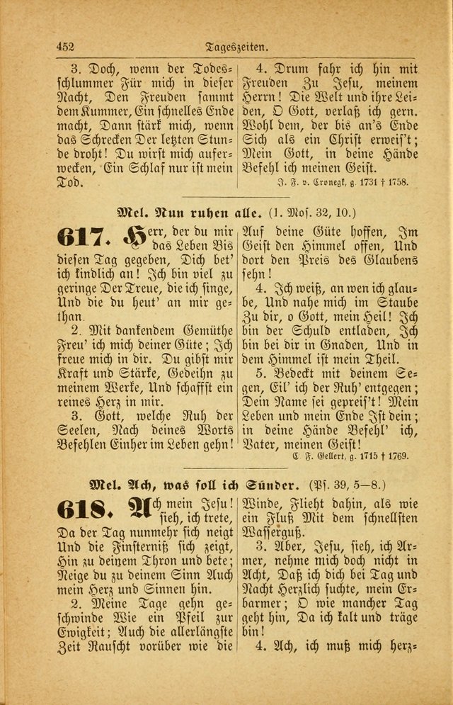 Deutsches Gesangbuch: für den Evangelisch-Lutherische Kirche in den Vereinigten Staaten herausgegen mit kirchlicher Genehmigung  page 506