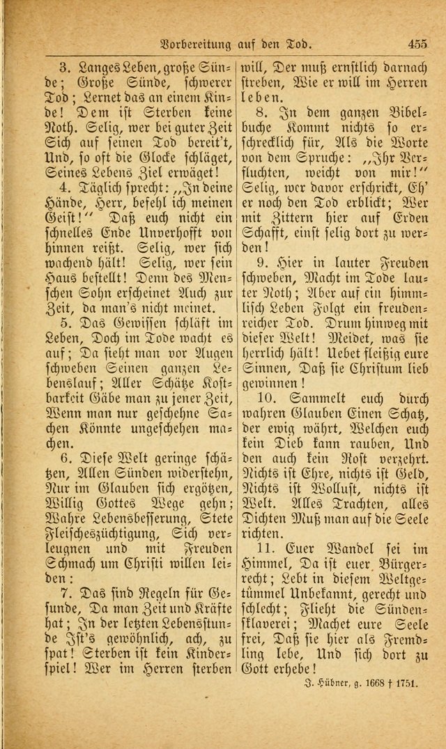 Deutsches Gesangbuch: für den Evangelisch-Lutherische Kirche in den Vereinigten Staaten herausgegen mit kirchlicher Genehmigung  page 509