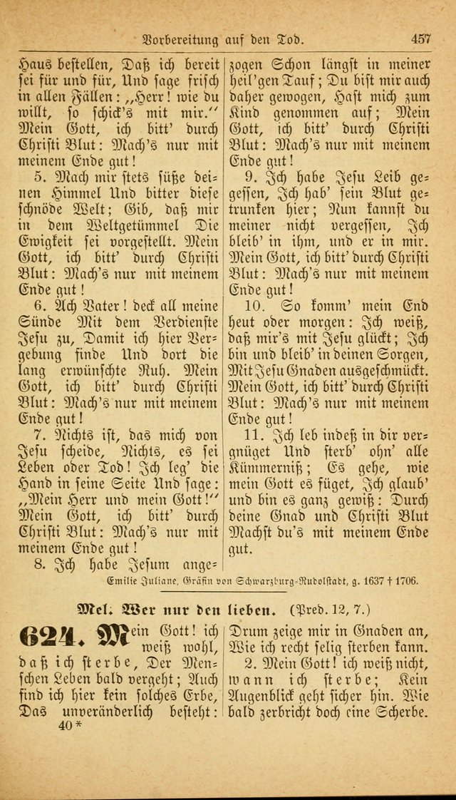 Deutsches Gesangbuch: für den Evangelisch-Lutherische Kirche in den Vereinigten Staaten herausgegen mit kirchlicher Genehmigung  page 511