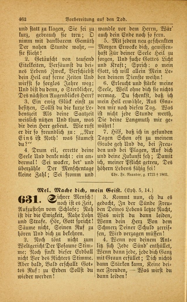Deutsches Gesangbuch: für den Evangelisch-Lutherische Kirche in den Vereinigten Staaten herausgegen mit kirchlicher Genehmigung  page 516
