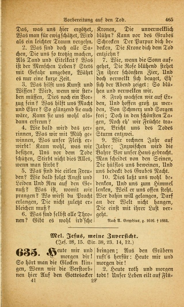 Deutsches Gesangbuch: für den Evangelisch-Lutherische Kirche in den Vereinigten Staaten herausgegen mit kirchlicher Genehmigung  page 519