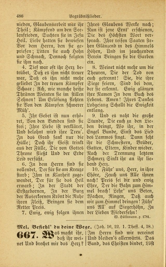Deutsches Gesangbuch: für den Evangelisch-Lutherische Kirche in den Vereinigten Staaten herausgegen mit kirchlicher Genehmigung  page 540
