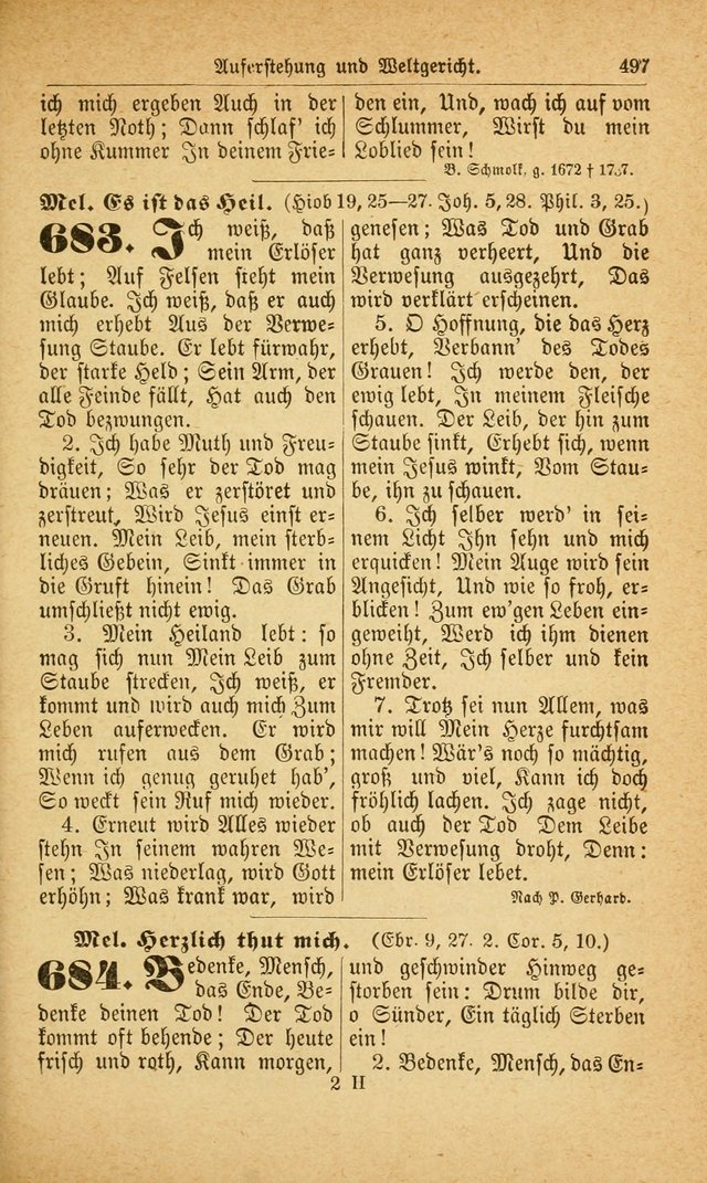 Deutsches Gesangbuch: für den Evangelisch-Lutherische Kirche in den Vereinigten Staaten herausgegen mit kirchlicher Genehmigung  page 551