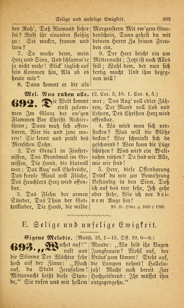 Deutsches Gesangbuch: für den Evangelisch-Lutherische Kirche in den Vereinigten Staaten herausgegen mit kirchlicher Genehmigung  page 557