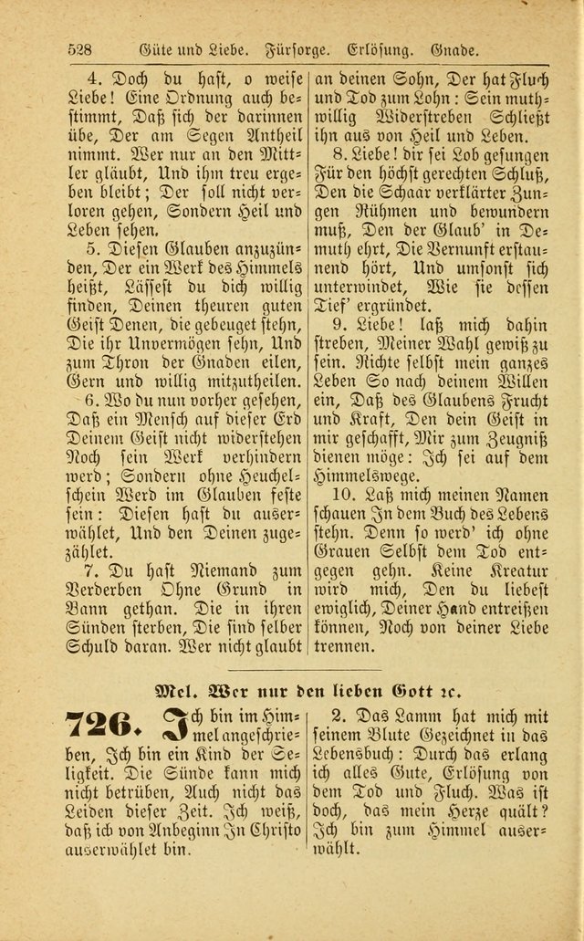 Deutsches Gesangbuch: für den Evangelisch-Lutherische Kirche in den Vereinigten Staaten herausgegen mit kirchlicher Genehmigung  page 582