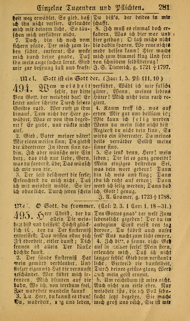 Deutsches Gesangbuch für die Evangelisch-Luterische Kirche in den Vereinigten Staaten: herausgegeben mit kirchlicher Genehmigung (22nd aufl.) page 283