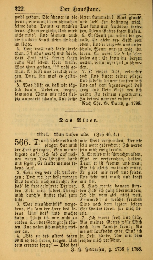 Deutsches Gesangbuch für die Evangelisch-Luterische Kirche in den Vereinigten Staaten: herausgegeben mit kirchlicher Genehmigung (22nd aufl.) page 324