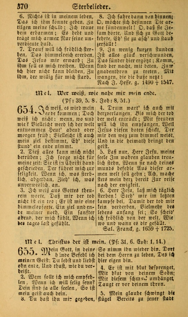 Deutsches Gesangbuch für die Evangelisch-Luterische Kirche in den Vereinigten Staaten: herausgegeben mit kirchlicher Genehmigung (22nd aufl.) page 372