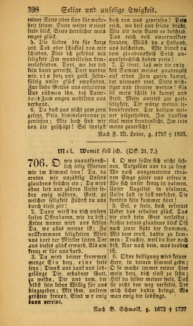 Deutsches Gesangbuch für die Evangelisch-Luterische Kirche in den Vereinigten Staaten: herausgegeben mit kirchlicher Genehmigung (22nd aufl.) page 400