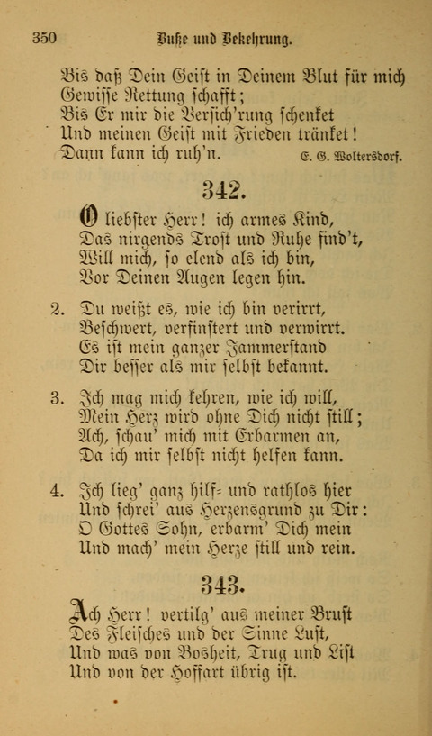 Die Glaubensharfe: Gesangbuch der deutschen Baptisten-Gemeinden. Herausgegeben auf Beschluß der Bundeskonferenz der Deutchen Baptisten-Gemeinden von America page 350