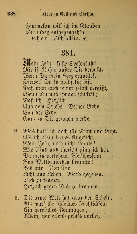 Die Glaubensharfe: Gesangbuch der deutschen Baptisten-Gemeinden. Herausgegeben auf Beschluß der Bundeskonferenz der Deutchen Baptisten-Gemeinden von America page 388