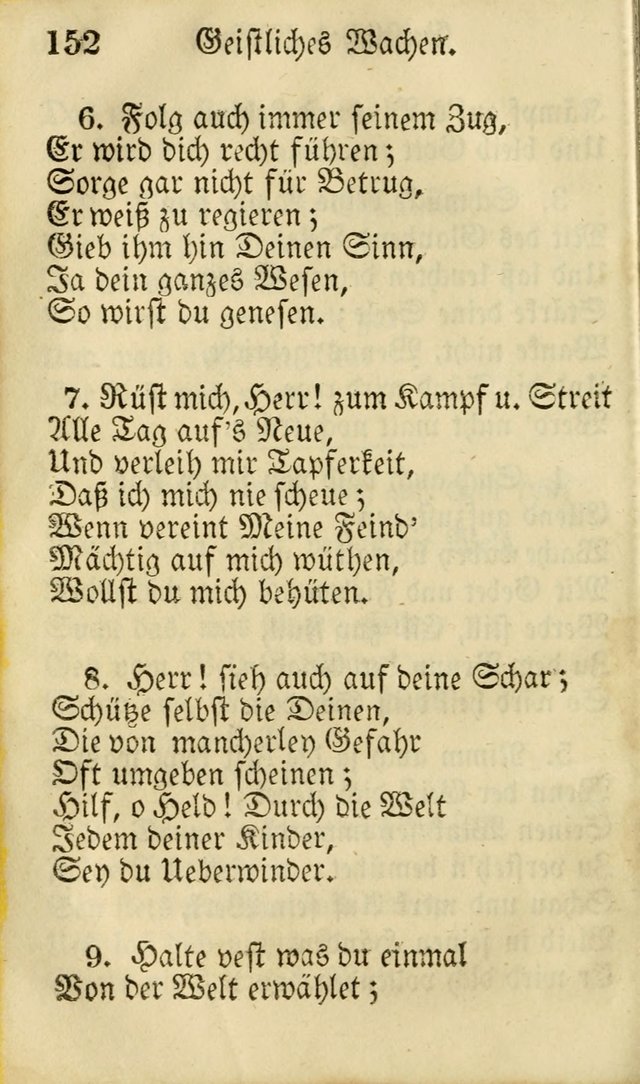 Die Gemeinschaftliche Liedersammlung: zum allgemeinen Gebrauch des wahren Gottesdienstes: mit einem inhalt sammt zwensachen register versehen (3 aufl.) page 152