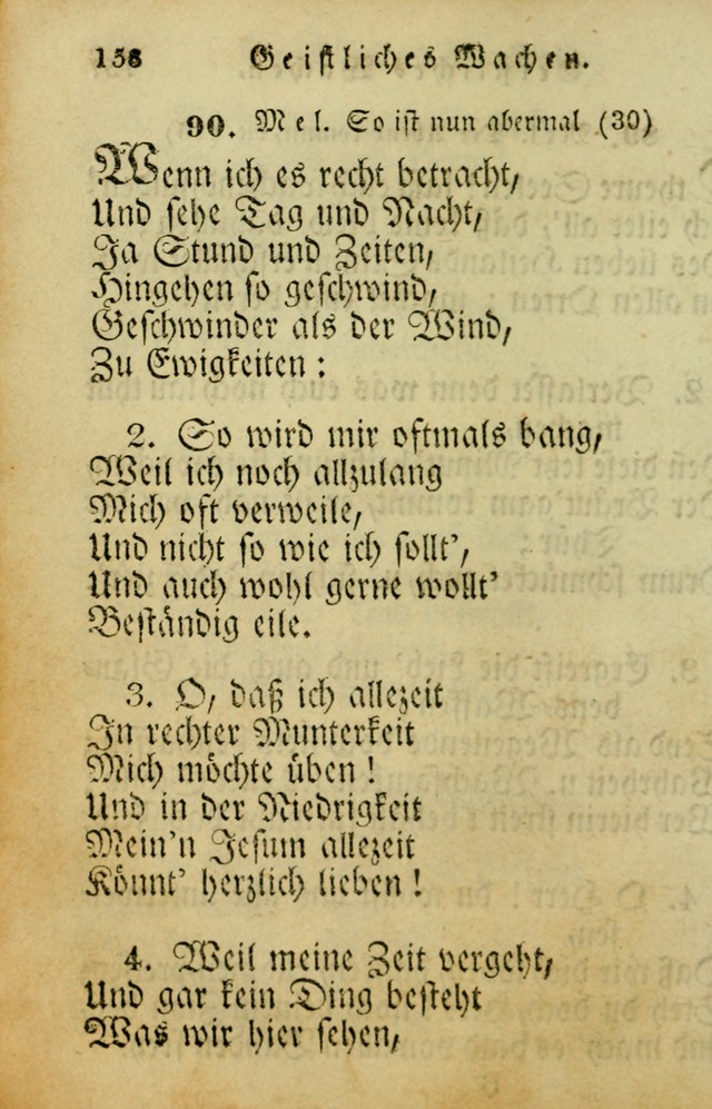 Die Gemeinschaftliche Liedersammlung: zum allgemeinen Gebrauch des wahren Gotrtesdienstes; mit einem inhalt sammt zweisachem Register versehen (4th Aufl) page 160