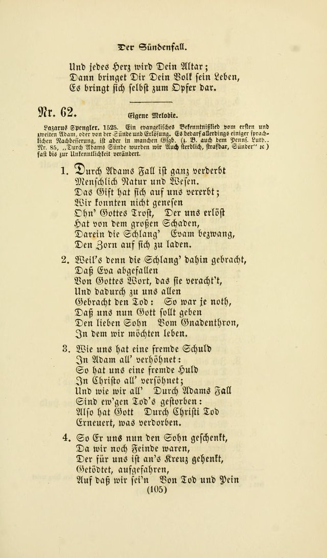 Deutsches Gesangbuch: eine auswahl geistlicher Lieder aus allen Zeiten der Christlichen Kirche page 102