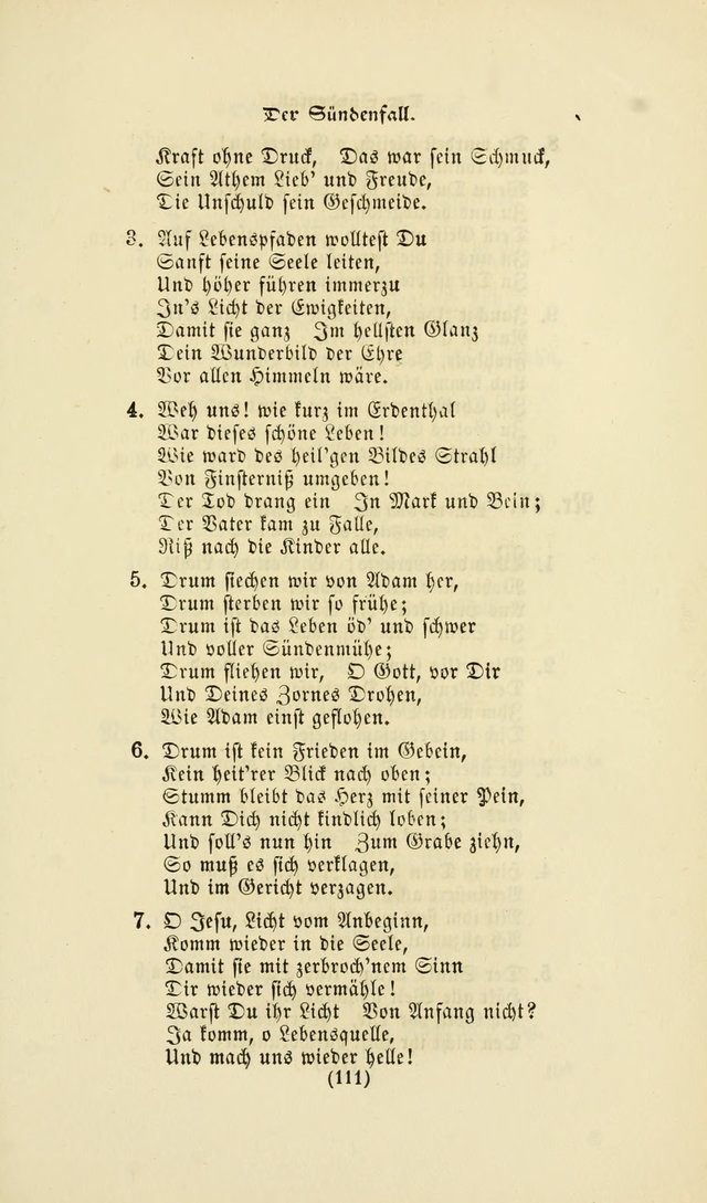 Deutsches Gesangbuch: eine auswahl geistlicher Lieder aus allen Zeiten der Christlichen Kirche page 108