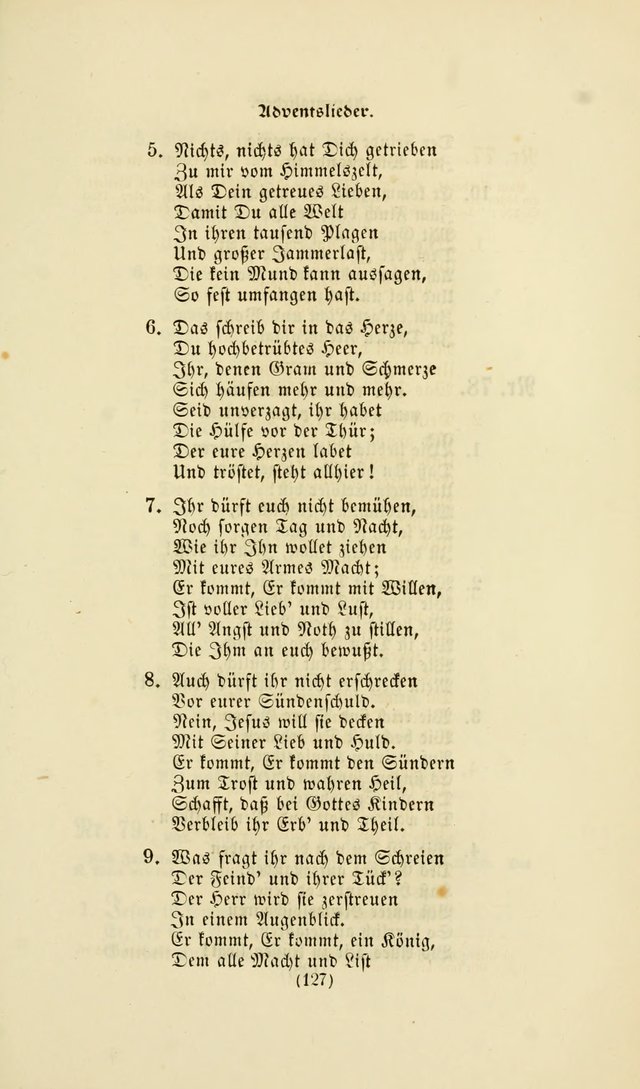 Deutsches Gesangbuch: eine auswahl geistlicher Lieder aus allen Zeiten der Christlichen Kirche page 124