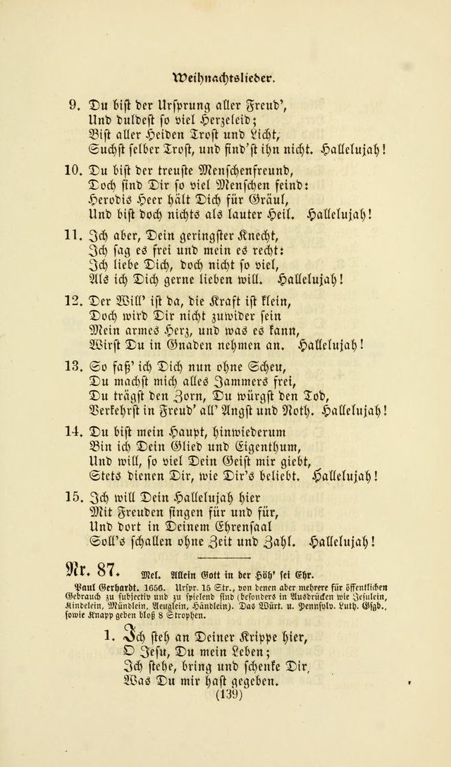 Deutsches Gesangbuch: eine auswahl geistlicher Lieder aus allen Zeiten der Christlichen Kirche page 136