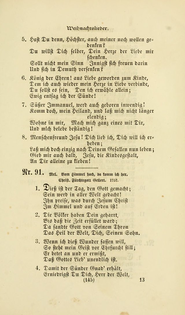Deutsches Gesangbuch: eine auswahl geistlicher Lieder aus allen Zeiten der Christlichen Kirche page 142