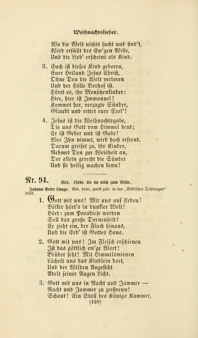 Deutsches Gesangbuch: eine auswahl geistlicher Lieder aus allen Zeiten der Christlichen Kirche page 145