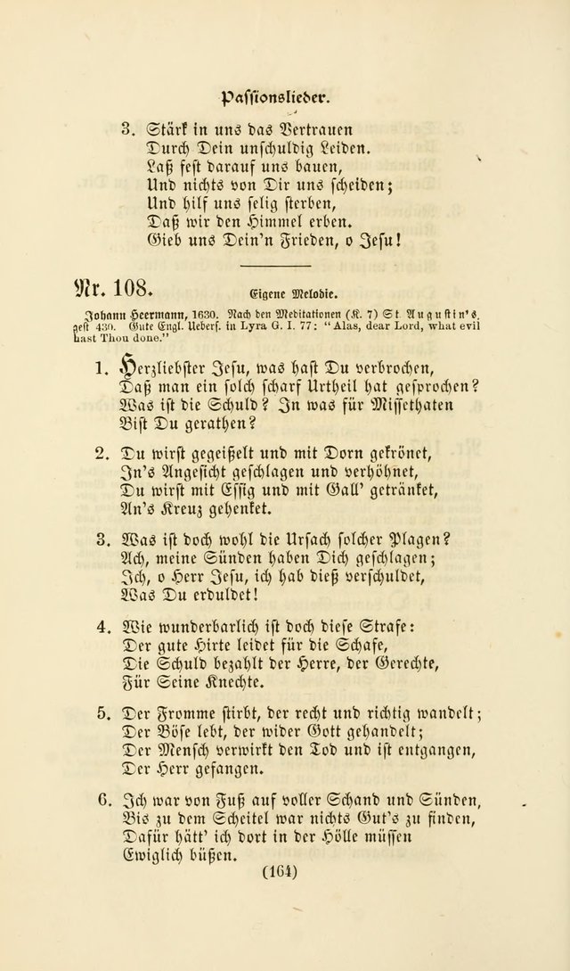 Deutsches Gesangbuch: eine auswahl geistlicher Lieder aus allen Zeiten der Christlichen Kirche page 161