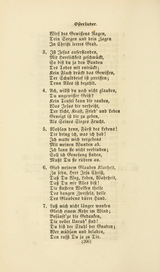 Deutsches Gesangbuch: eine auswahl geistlicher Lieder aus allen Zeiten der Christlichen Kirche page 203