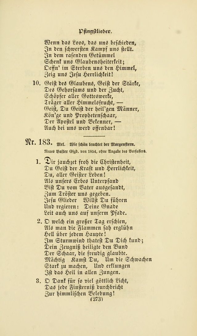 Deutsches Gesangbuch: eine auswahl geistlicher Lieder aus allen Zeiten der Christlichen Kirche page 270