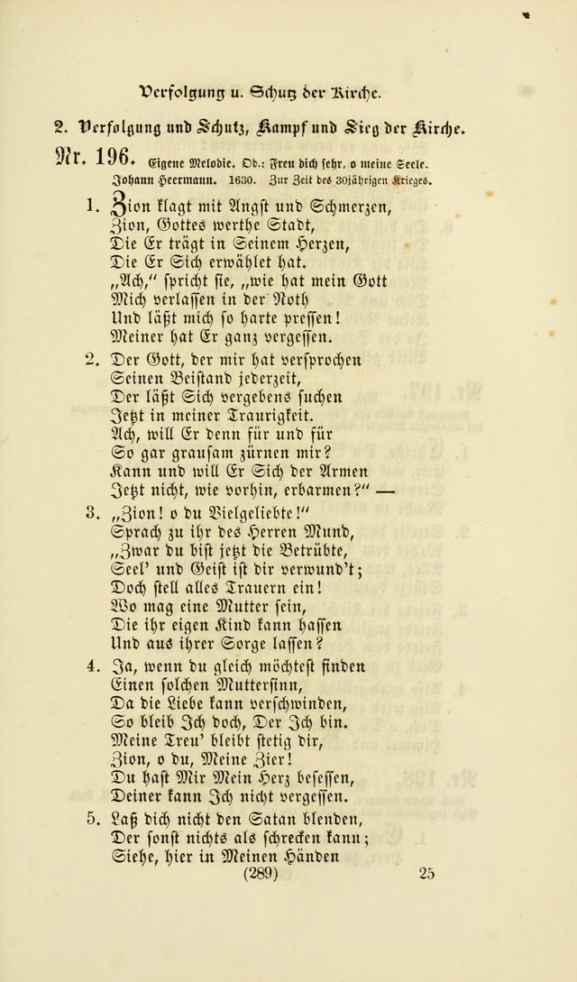 Deutsches Gesangbuch: eine auswahl geistlicher Lieder aus allen Zeiten der Christlichen Kirche page 286