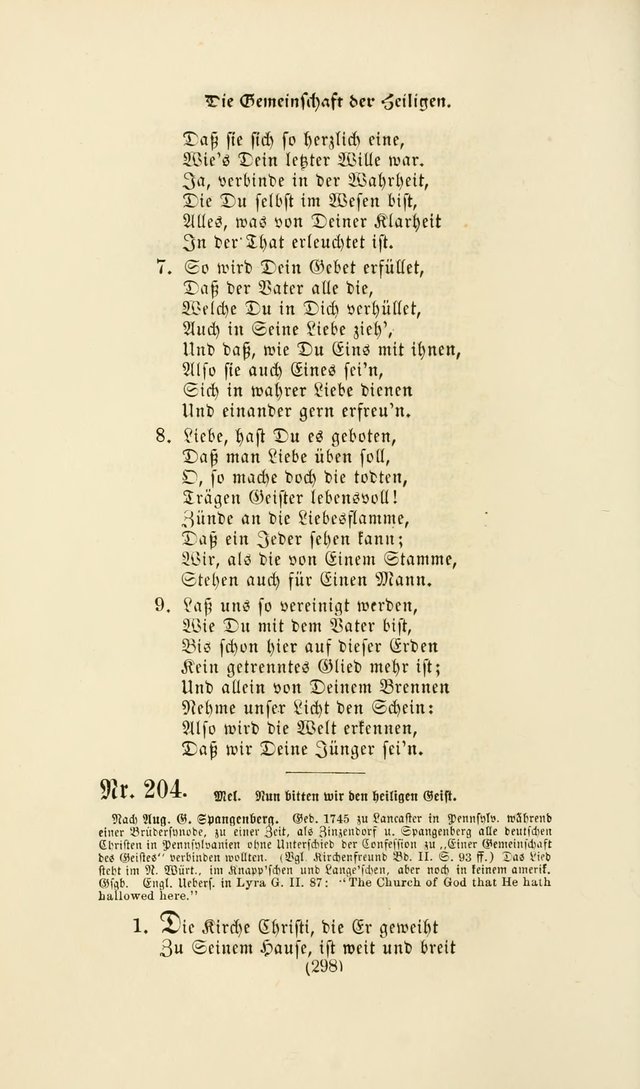 Deutsches Gesangbuch: eine auswahl geistlicher Lieder aus allen Zeiten der Christlichen Kirche page 295