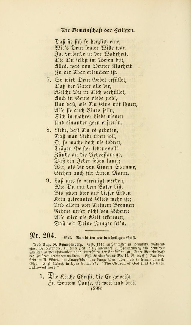 Deutsches Gesangbuch: eine auswahl geistlicher Lieder aus allen Zeiten der Christlichen Kirche page 295