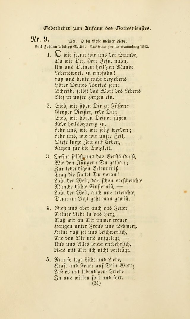 Deutsches Gesangbuch: eine auswahl geistlicher Lieder aus allen Zeiten der Christlichen Kirche page 31