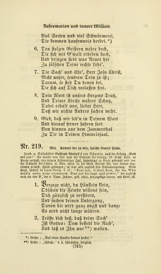 Deutsches Gesangbuch: eine auswahl geistlicher Lieder aus allen Zeiten der Christlichen Kirche page 312