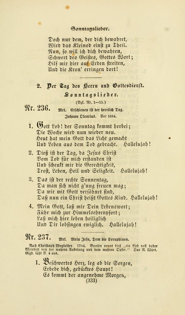 Deutsches Gesangbuch: eine auswahl geistlicher Lieder aus allen Zeiten der Christlichen Kirche page 330