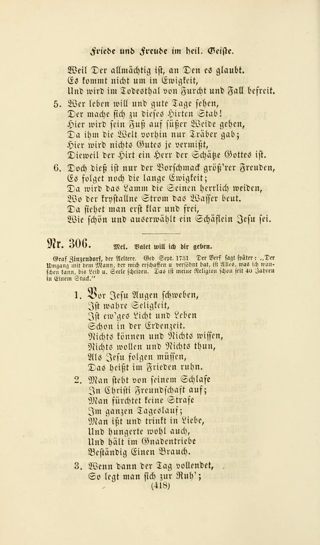 Deutsches Gesangbuch: eine auswahl geistlicher Lieder aus allen Zeiten der Christlichen Kirche page 415