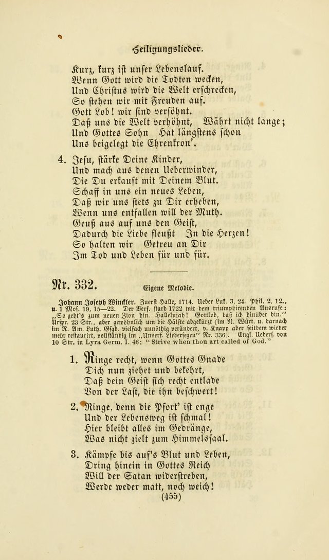 Deutsches Gesangbuch: eine auswahl geistlicher Lieder aus allen Zeiten der Christlichen Kirche page 452