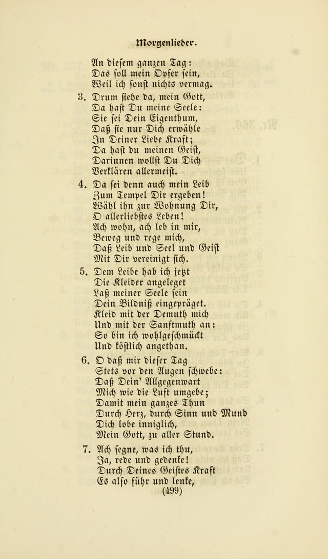 Deutsches Gesangbuch: eine auswahl geistlicher Lieder aus allen Zeiten der Christlichen Kirche page 496