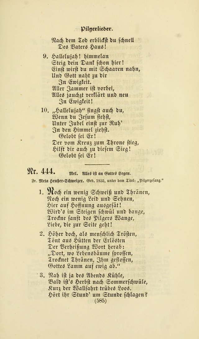Deutsches Gesangbuch: eine auswahl geistlicher Lieder aus allen Zeiten der Christlichen Kirche page 582