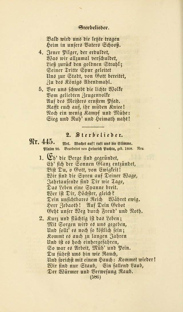 Deutsches Gesangbuch: eine auswahl geistlicher Lieder aus allen Zeiten der Christlichen Kirche page 583
