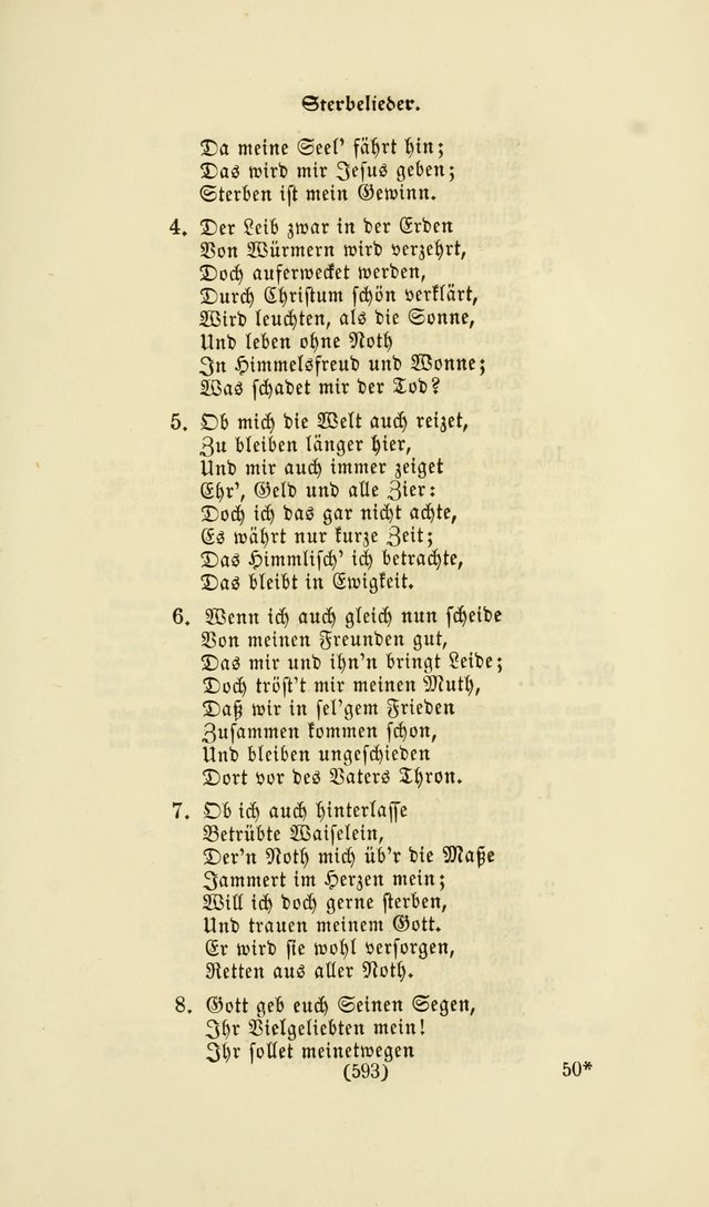 Deutsches Gesangbuch: eine auswahl geistlicher Lieder aus allen Zeiten der Christlichen Kirche page 590