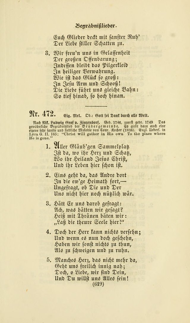 Deutsches Gesangbuch: eine auswahl geistlicher Lieder aus allen Zeiten der Christlichen Kirche page 616