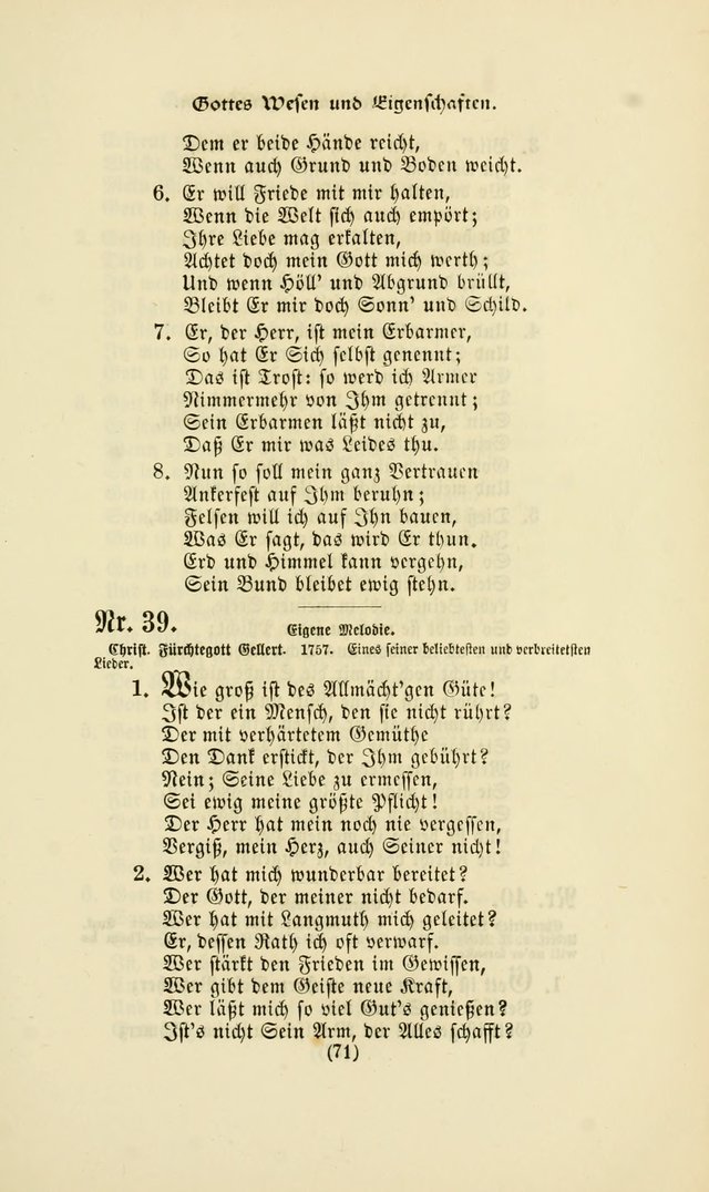 Deutsches Gesangbuch: eine auswahl geistlicher Lieder aus allen Zeiten der Christlichen Kirche page 68