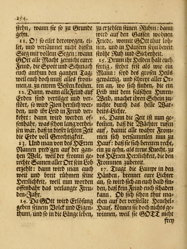 Das Gesäng Der einsamen und verlassenen Turtel-Taube, Nemlich der Christlichen Kirche: oder geistliche u. erfahrungs-volle liedens u. libes-gethöne, als darinnen bendes die volrkost der neuen welt... page 154