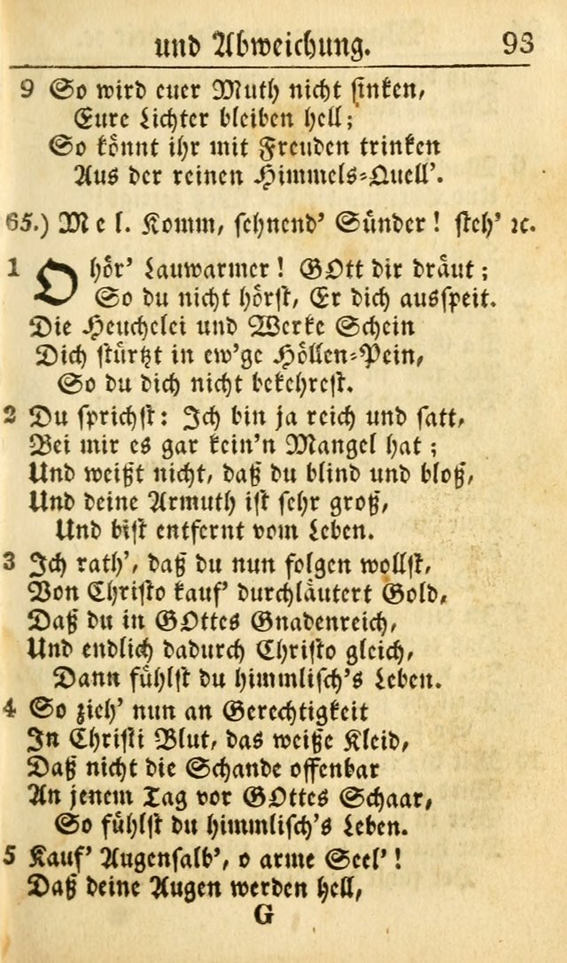 Die Geistliche Viole: oder, eine kleine Sammlung alter und neuer Geistreicher Lieder. 7th ed. page 104