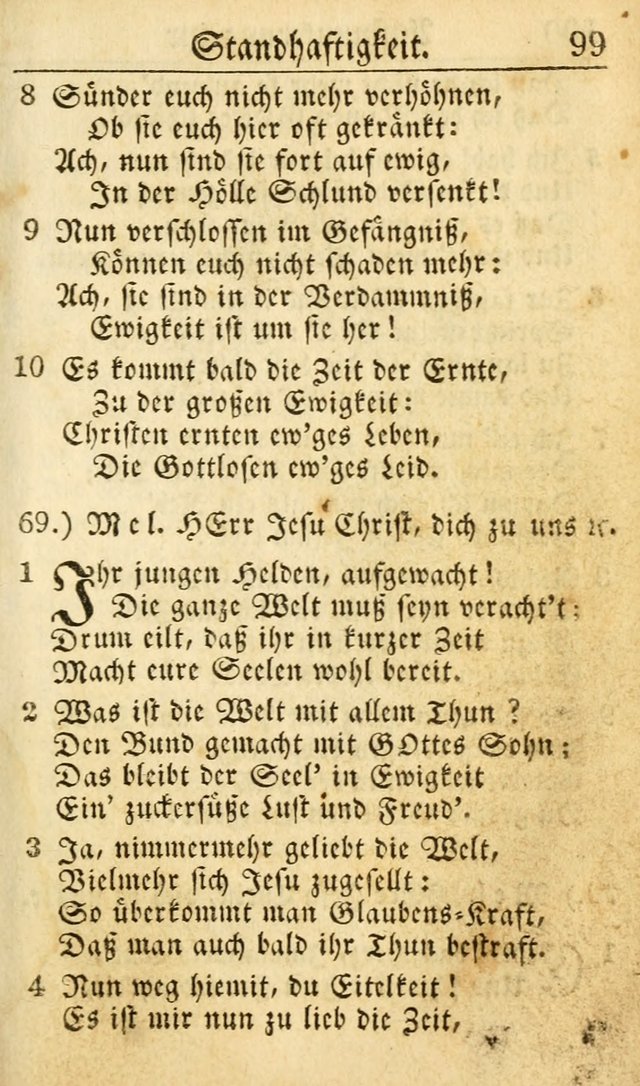 Die Geistliche Viole: oder, eine kleine Sammlung alter und neuer Geistreicher Lieder. 7th ed. page 110