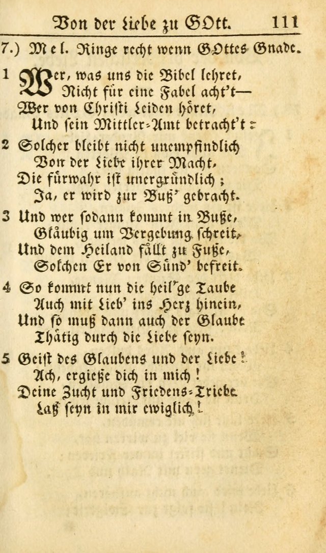 Die Geistliche Viole: oder, eine kleine Sammlung alter und neuer Geistreicher Lieder. 7th ed. page 122